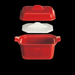 EMILE HENRY Terrines|Terrine à Foie Gras avec Presse 1,2 L Grand Cru