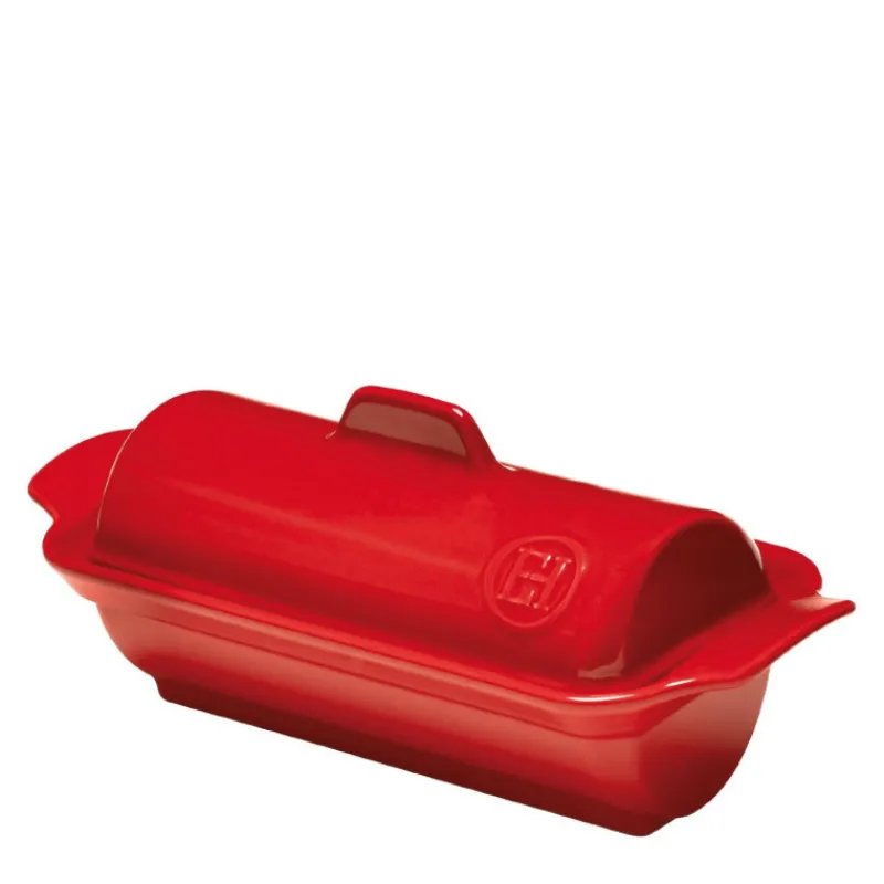 EMILE HENRY Terrines|Terrine à foie gras façon médaillon 0,6L - Couleur Grand Cru