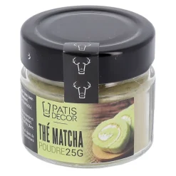 PATISDECOR Thé|Produits Pâtisserie|Thé Matcha en Poudre 25 g Patisdécor