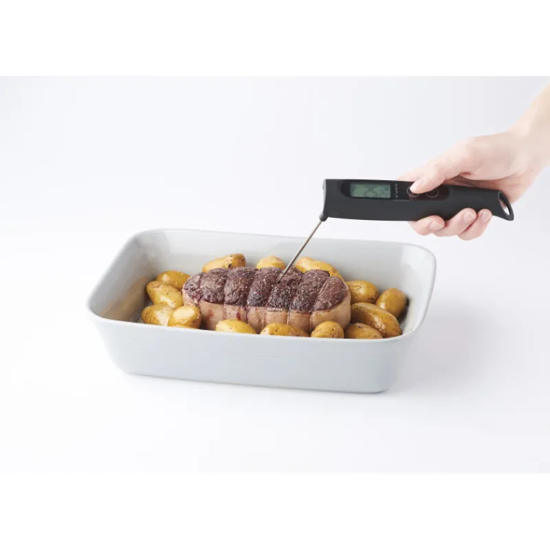 MASTRAD Thermomètre De Cuisine|Thermomètre de Cuisine Double Sonde Noir M° Control