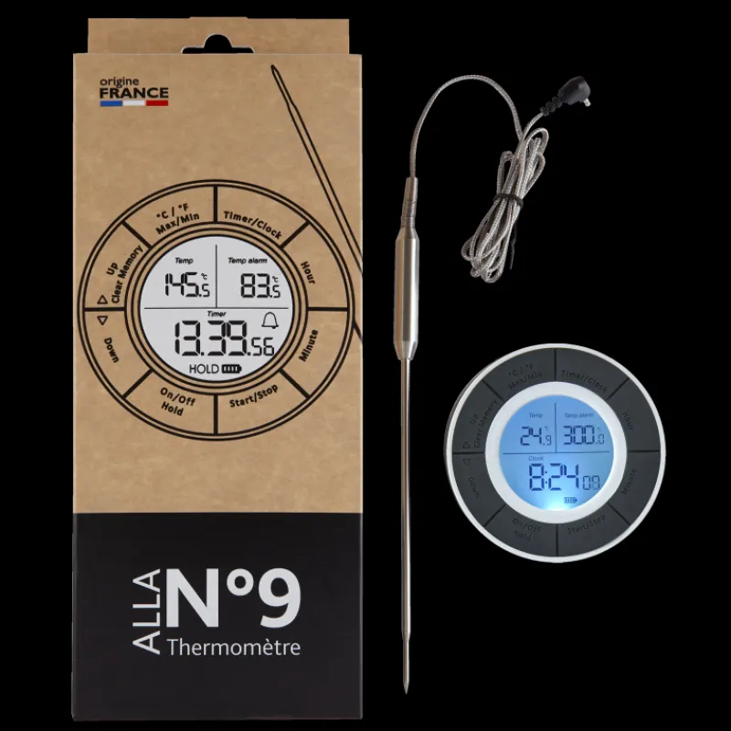 ALLA FRANCE Thermomètre De Cuisine|Thermomètre four digital à sonde N°9