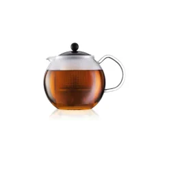 BODUM Théière|Théière avec Filtre Plastique 1L ASSAM