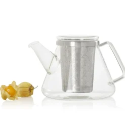 ADHOC Théière|Théière en Verre avec Filtre Inox 1 L