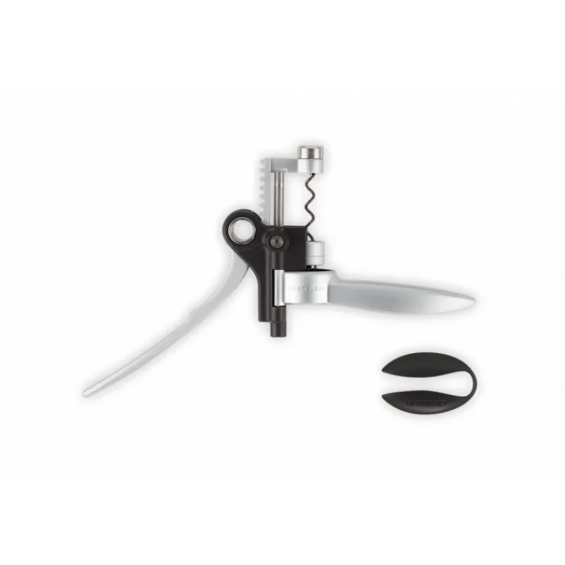 LE CREUSET Accessoires Vin|Tire-Bouchon à Levier avec Coupe-Capsules LM-250