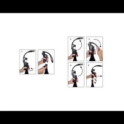 ARCOS Accessoires Vin|Tire-Bouchon à Levier Noir