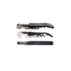 GAFIHC Accessoires Vin|Tire-Bouchon Limonadier Double Détente Noir