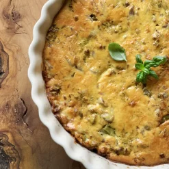 EMILE HENRY Plat De Cuisson|Moules À Gâteaux|Tourtière Haute en Céramique Ø 24 cm Farine