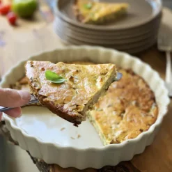 EMILE HENRY Plat De Cuisson|Moules À Gâteaux|Tourtière Haute en Céramique Ø 24 cm Farine
