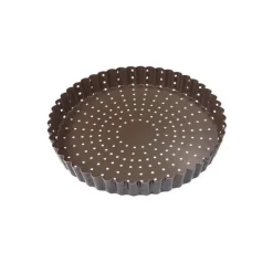 GOBEL Moules À Gâteaux|Tourtière perforée Ø 22 cm - anti-adhérent