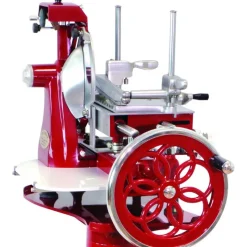 WISMER Préparation|Trancheuse À Jambon|Trancheuse à Jambon Manuelle Rétro Rouge 250 mm