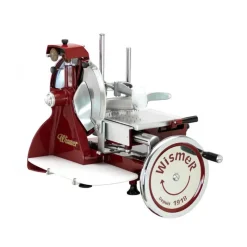 WISMER Préparation|Trancheuse À Jambon|Trancheuse à Jambon Manuelle Rétro Rouge 350 mm