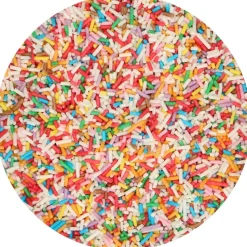 FUNCAKES Décoration Comestible|Vermicelles Multicolores 80g