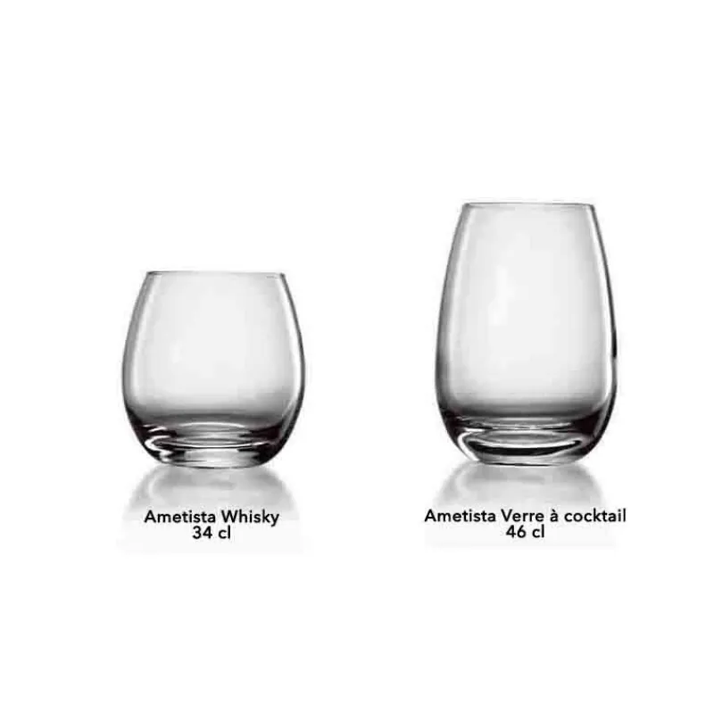 LUIGI BORMIOLI Verres|Verre à Whisky 34 cl (x6) AMETISTA