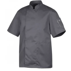ROBUR Veste De Cuisine|Veste de Cuisine Mixte Anthracite NERO T.0