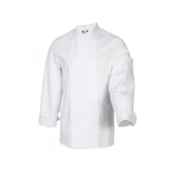 ROBUR Veste De Cuisine|Veste de Cuisine Mixte Blanche TAMISE T.4