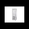 ROLLER GRILL Buffet Self Service|Vitrine Réfrigérée Verticale 360 L avec 5 Plateaux Tournants Inox