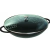 STAUB Woks|Wok en Fonte 37 cm Noir