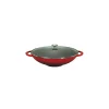CHASSEUR Woks|Wok en Fonte 37 cm Rubis