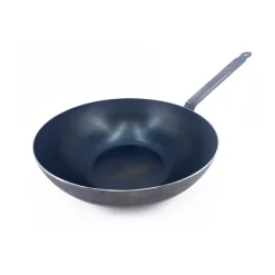 DE BUYER Woks|Wok Tôle Bleue Ø 32 cm Blue Carbon