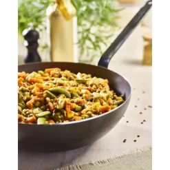 DE BUYER Woks|Wok Tôle Bleue Ø 32 cm Blue Carbon