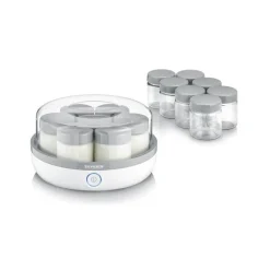 CUISINEADDICT Yaourtière|Yaourtière 14 Pots en Verre Gris Séverin