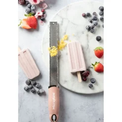 MICROPLANE Zesteur|Râpes À Fromage|Zesteur Premium Classic Bouton de Rose